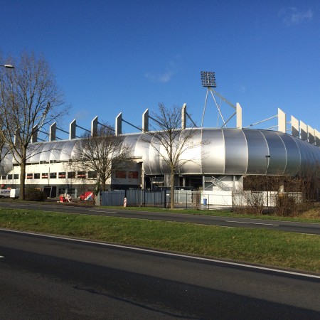 Facade foodball stadium